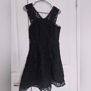 Dynamite Black Lace Mini Dress